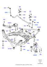 LR007205 - Land Rover Arm - Front Suspension