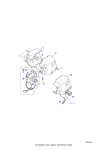 MWC1233 - Land Rover Cowl-left half right hand indicator system