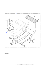 STC50290 - Land Rover Step assembly-rear end
