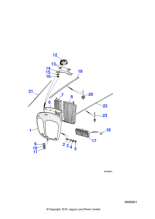BD30582 - Jaguar Air intake grille