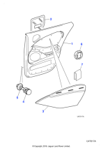 XR855368SEL - Jaguar Door casing