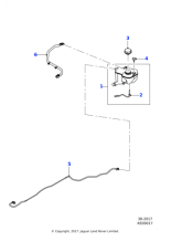 J9C1833 - Jaguar Engine vent hose