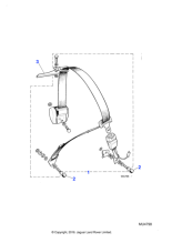 BDC6574 - Jaguar Running loop plate