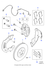 T4A41084 - Jaguar Brake disc