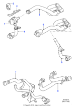 C2Z14288 - Jaguar Heater hose