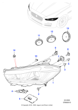 T4N13846 - Jaguar Headlamp