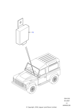 YWC104430L - Land Rover ECU-one touch f/lamp