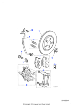 XR847130 - Jaguar Caliper housing
