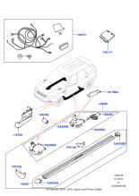 Deployable Side Steps - Installation Kit, 5+2 Seat, 17MY - Pre 20MY