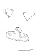 C2D16252 - Jaguar Interior rear view mirror