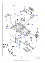T4N16963 - Jaguar Evaporator and blower