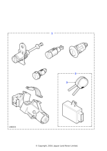 STC4734 - Land Rover Key & unit assembly-immobilisation