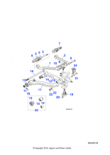 CBC64161 - Jaguar Spacing plate