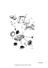 C2C1552 - Jaguar Amplifier mounting bracket