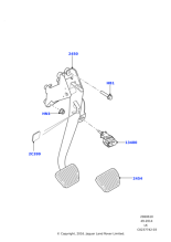 LR058076 - Land Rover Pedal And Bracket