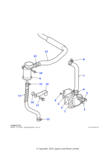 ERR1471 - Land Rover Separator assembly-crankcase breather oil