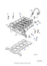 JD61054 - Jaguar Bolt - Cylinder Head