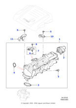 AJ813415 - Jaguar Inlet manifold