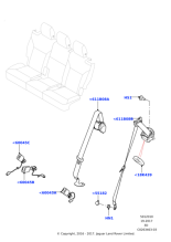LR081171 - Land Rover Seat Belt