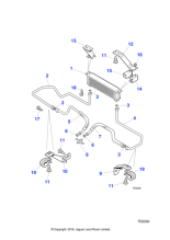 MJA7440AB - Jaguar Oil cooler