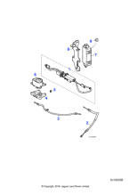 C2C27654 - Jaguar Parkbrake cable