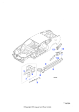 MJA7702AC - Jaguar Air conditioning warning label