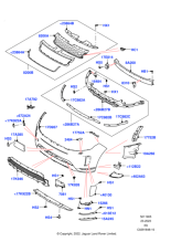 LR137681 - Land Rover Bracket - Bumper Mounting