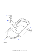 602199 - Land Rover Bolt & washer assembly-sump