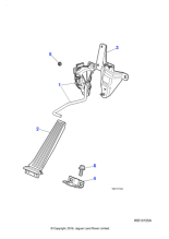 XR82713 - Jaguar Flanged nut