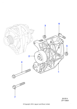 XR858553 - Jaguar Flange head bolt