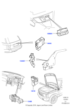 XKB000020 - Land Rover Switch-stop/cruise brake