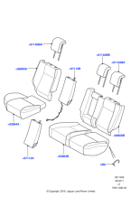 LR014929 - Land Rover Cover - Seat Back