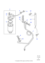 AEU2147L - Land Rover Cartridge-diesel fuel filter