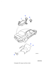 XR824859 - Jaguar Amplifier mounting bracket