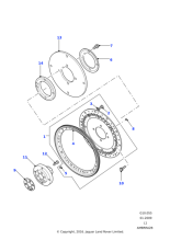 603340 - Land Rover Gear-ring-flywheel engine