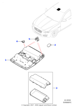 T2H20562PVJ - Jaguar Roof console
