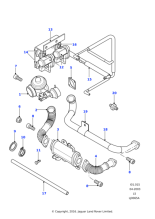 WAP101320 - Land Rover Tube - Exhaust Gas Recirculation