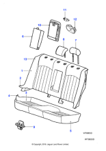 C2S41920NED - Jaguar Seat squab