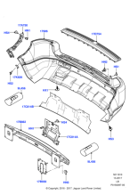 DQX500030 - Land Rover Bracket - Bumper Mounting