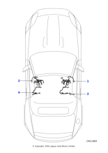 T2R12307 - Jaguar Passenger seat harness