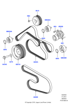 PQS500460 - Land Rover Belt