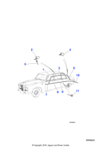 BD29926 - Jaguar Drip moulding