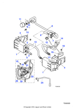 NJC6107AE - Jaguar Breather pipe