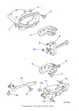 C2P22768 - Jaguar Door hinge