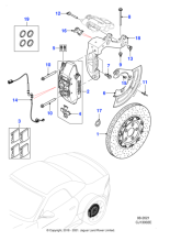 T2R45135 - Jaguar Brake pad kit