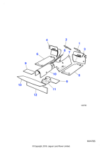 BCC6872 - Jaguar Toeboard insulation
