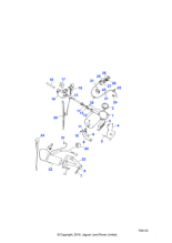 589798 - Land Rover Cover assembly-backlight wiper motor