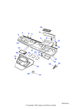 391332 - Land Rover Panel-facia