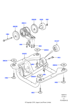 KQD500060 - Land Rover Bracket - Housing Mounting