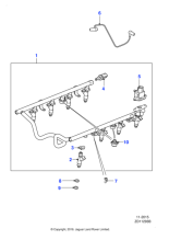 AJ811177 - Jaguar Fuel injector